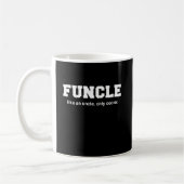 おもしろいなFuncleの大学プリント コーヒーマグカップ (左)