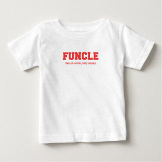 おもしろいなFuncleの大学プリント ベビーTシャツ