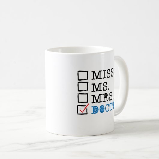 おもしろいなGraduation衛生学校の博士のコーヒー・マグ コーヒーマグカップ (正面右)