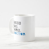 おもしろいなGraduation衛生学校の博士のコーヒー・マグ コーヒーマグカップ (正面左)