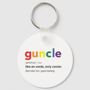 おもしろいなGuncle定義プリント キーホルダー