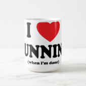 おもしろいなi愛連続したマグ コーヒーマグカップ (中央)