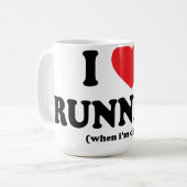 おもしろいなi愛連続したマグ コーヒーマグカップ (正面左)