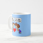 おもしろいなI愛 コーヒーマグカップ (正面左)