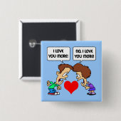 おもしろいなI愛 缶バッジ (正面&裏面)