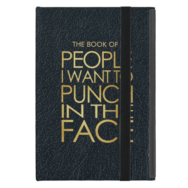 おもしろいなiPadの小型カバー iPad Mini ケース (正面(閉時))