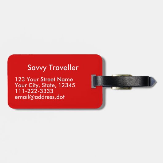 おもしろいなKeep Calm and Carry Onの荷物のラベルのスーツケース ラゲッジタグ (裏面横)