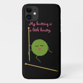 おもしろいなKnotty編機械 iPhone 11 ケース