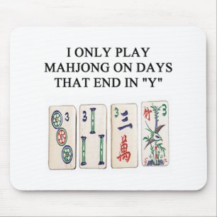 おもしろいなmahjongのデザイン マウスパッド