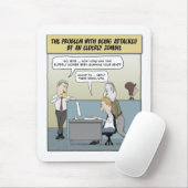 おもしろいなmousepad: 年配のゾンビ マウスパッド (マウス)