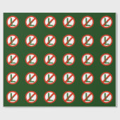 おもしろいなNoel "L無し"クリスマスのギフト用包装紙 ラッピングペーパー (フラット)