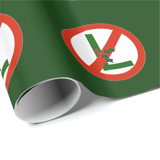 おもしろいなNoel "L無し"クリスマスのギフト用包装紙 ラッピングペーパー (ロールコーナー)