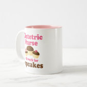 おもしろいなObstetricナース ツートーンマグカップ (正面左)