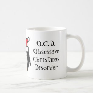 おもしろいなOCDの執拗なクリスマスの無秩序のコーヒー・マグ コーヒーマグカップ