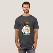 おもしろいなOctoberfestのラブラドール犬ビール恋人のカスタム Tシャツ (正面フル)
