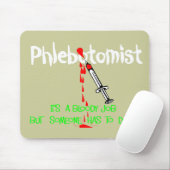 おもしろいなPhlebotomistのTシャツ及びギフト マウスパッド (マウス)