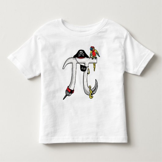 おもしろいなPi率Pi日のユーモア トドラーTシャツ (正面)