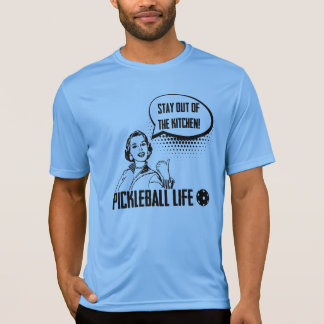 おもしろいなPickleballのユーモアは台所を避けます Tシャツ