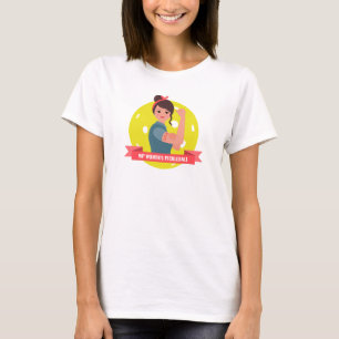 おもしろいなPickleballの女性のPickleballクラブチーム名前 Tシャツ