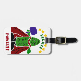 おもしろいなPickleballの英雄のピクルス ラゲッジタグ