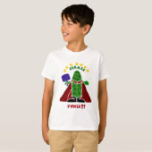 おもしろいなPickleballの英雄のピクルス Tシャツ (正面フル)