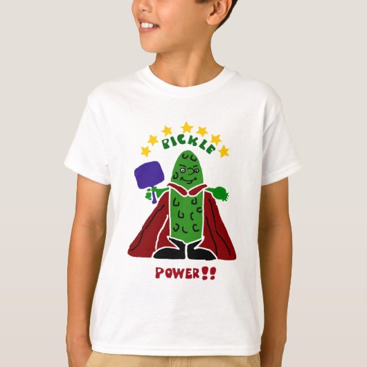 おもしろいなPickleballの英雄のピクルス Tシャツ (正面)