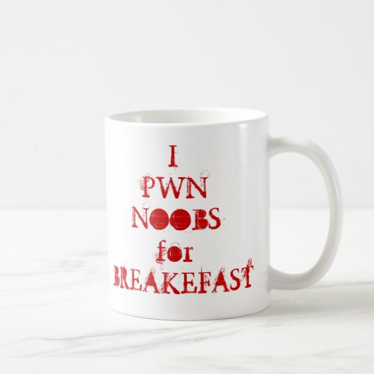 おもしろいなPWNstarのゲーマー コーヒーマグカップ (右)