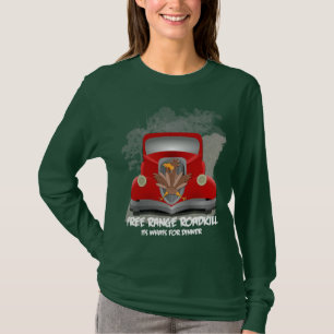 おもしろいなRoadkillの夕食のワイシャツ Tシャツ