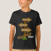おもしろいなRoadtripのカスタマイズ可能な子供のTシャツ Tシャツ (正面)