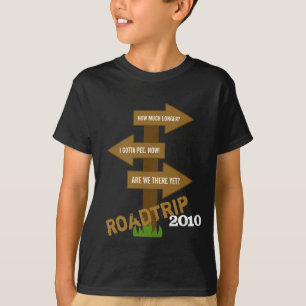 おもしろいなRoadtripのカスタマイズ可能な子供のTシャツ Tシャツ