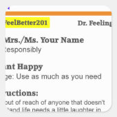 おもしろいなrxの規定 スクエアシール (正面)