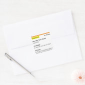 おもしろいなrxの規定 スクエアシール (封筒)