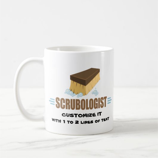 おもしろいなScrubologist コーヒーマグカップ (左)