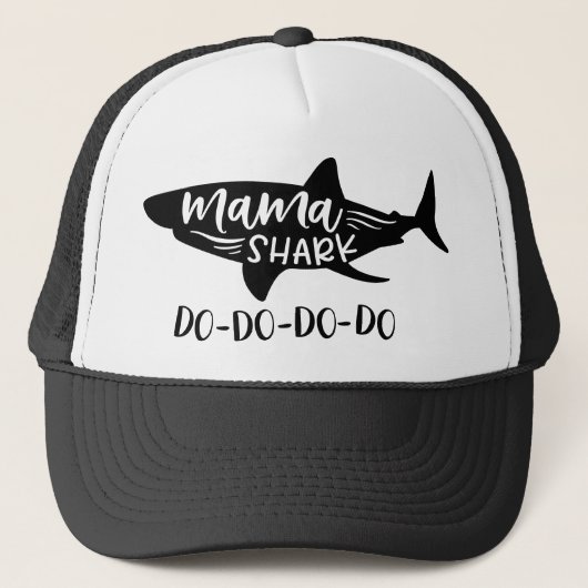 おもしろいなShark Mommy Sharkママ キャップ (正面)