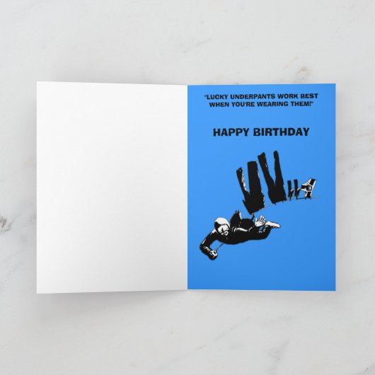 おもしろいなskydiving カード (内部)