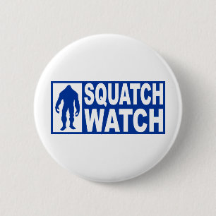 おもしろいなSQUATCHの腕時計のギア-デラックスな見つけるビッグフット 缶バッジ