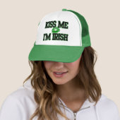 おもしろいなSt. Patricks日は、私によってがアイルランドの帽子である私に接吻します キャップ (インサイチュ)