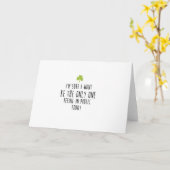 おもしろいなSt. Patricks日カード カード (黄色い花)