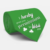 おもしろいなSt patricks dayは私にアイルランド人のタイ接吻します ネクタイ (ロール)