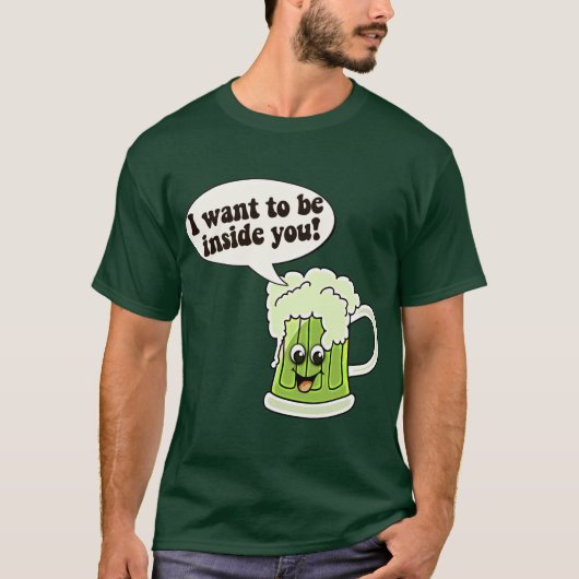 おもしろいなSt patricks day Tシャツ (正面)