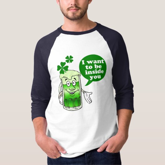 おもしろいなSt patricks day Tシャツ (正面)