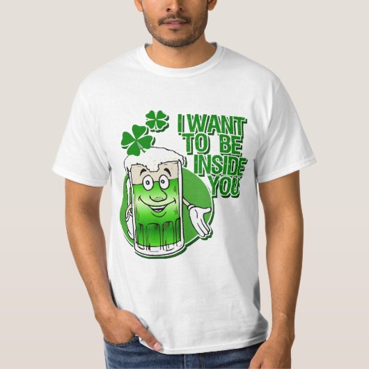 おもしろいなSt patricks day Tシャツ (正面)