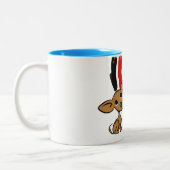 おもしろいなSteal Your Socks Chihuahua氏のマグ ツートーンマグカップ (左)