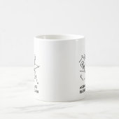 おもしろいなStickmanのギターアセンブリ コーヒーマグカップ (中央)