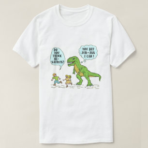 おもしろいなTのレックスの恐竜のジュラ紀のしゃれのユーモアのあるな引 Tシャツ