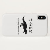 おもしろいなTレックスのタイプ1の糖尿病おもしろいなT1Dの糖尿病患者 Case-Mate iPhoneケース (裏面(横))