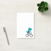 おもしろいなTレックスの恐竜の乗馬の自転車の漫画 ポストイット (オフィス)
