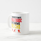 おもしろいなTaiのキーのコーチのインストラクターのコーヒー・マグ コーヒーマグカップ (正面左)