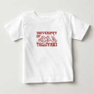 おもしろいなTakoyakiの日本のなタコの大学 ベビーTシャツ