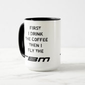 おもしろいなTBMのコーヒー・マグ- マグカップ (正面左)